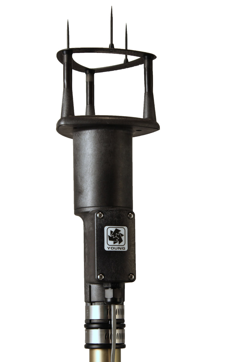 High capacity ultrasonic anemometer.