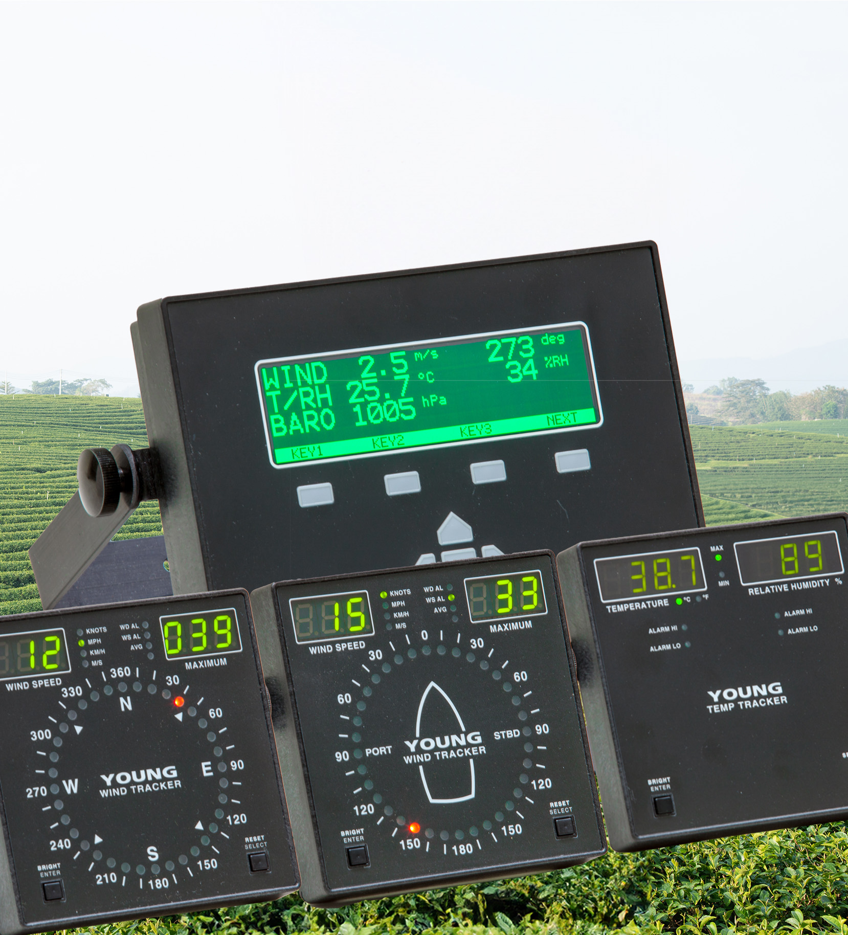 Accurate and reliable ResponseONE™ weather transmitter.